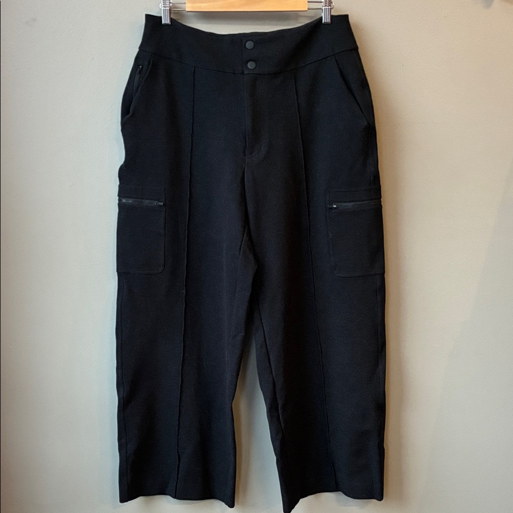 Athleta Venice Heathered Cargo Wide Leg Pants - Picture 2 of 10